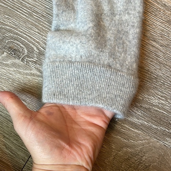 SPLENDID CASHMERE Joggers Pull on Tie Waist Womens small light gray - Picture 8 of 8